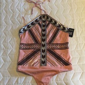 Express Halter Body Suit